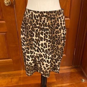 Cache Leopard Skirt (NWT)